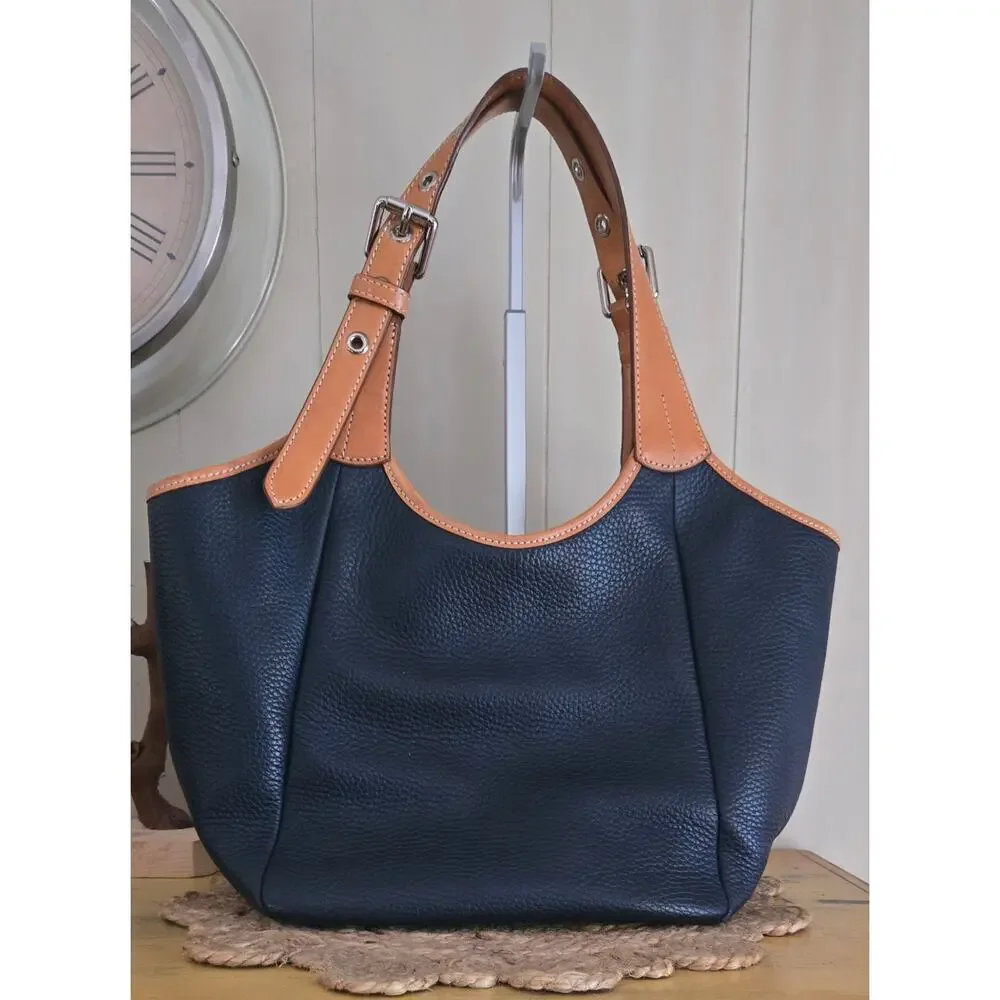Dooney and Bourke Patterson Midnight Blue Ladies Tote Bag PreLoved Condition